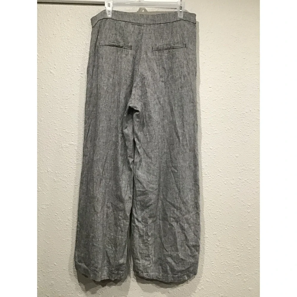 H&M Wide Leg Pants in Light Gray